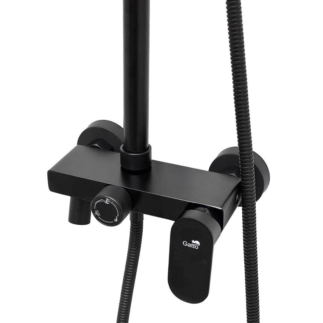 Смеситель/душа стационарный Gatto MS-8026 Black