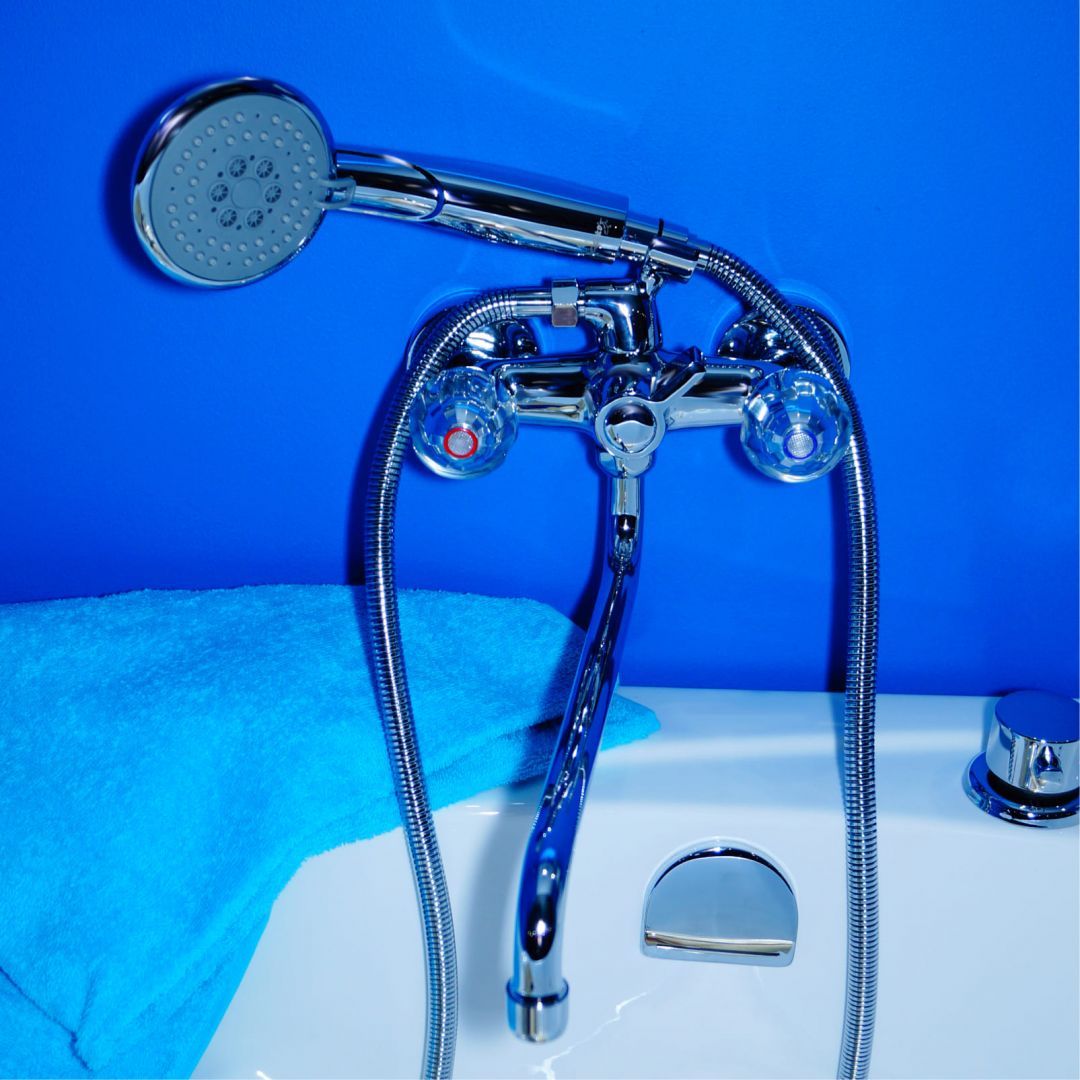 Смеситель для ванны с керамическим переключателем СМ-ВЛК1-108 ЛОТОС