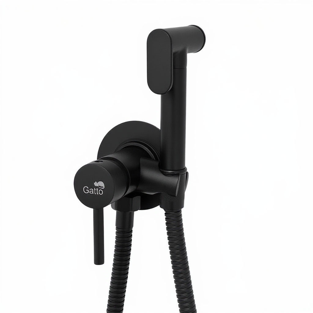 Смеситель гигиенический Gatto-004 Black