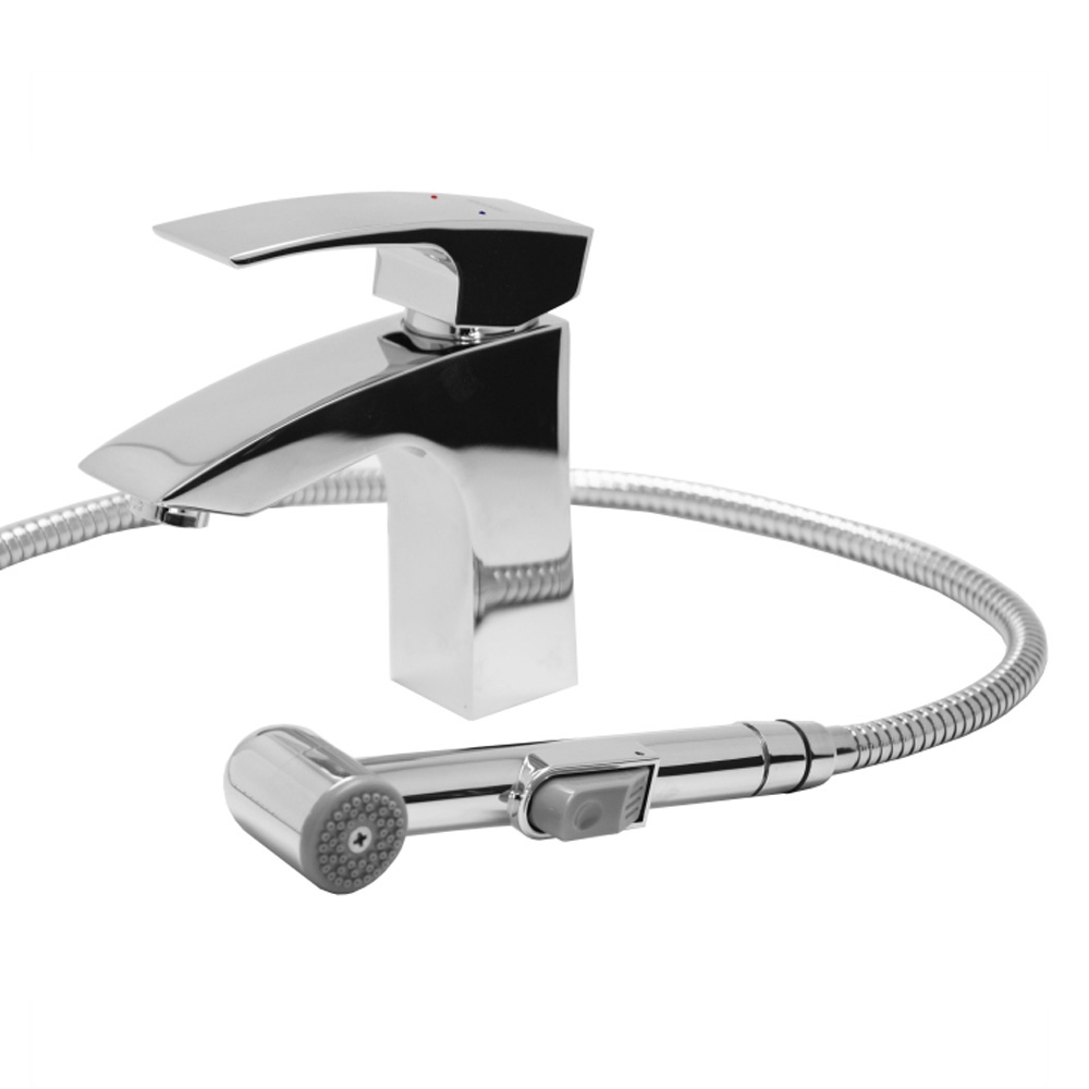 Смеситель с гигиенической лейкой СМ-Т ГЕККО AD-5512 Квадро