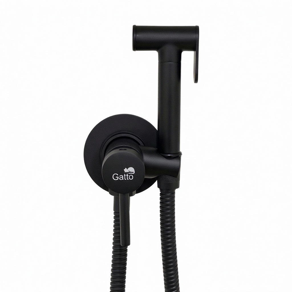 Смеситель гигиенический Gatto-004 Black