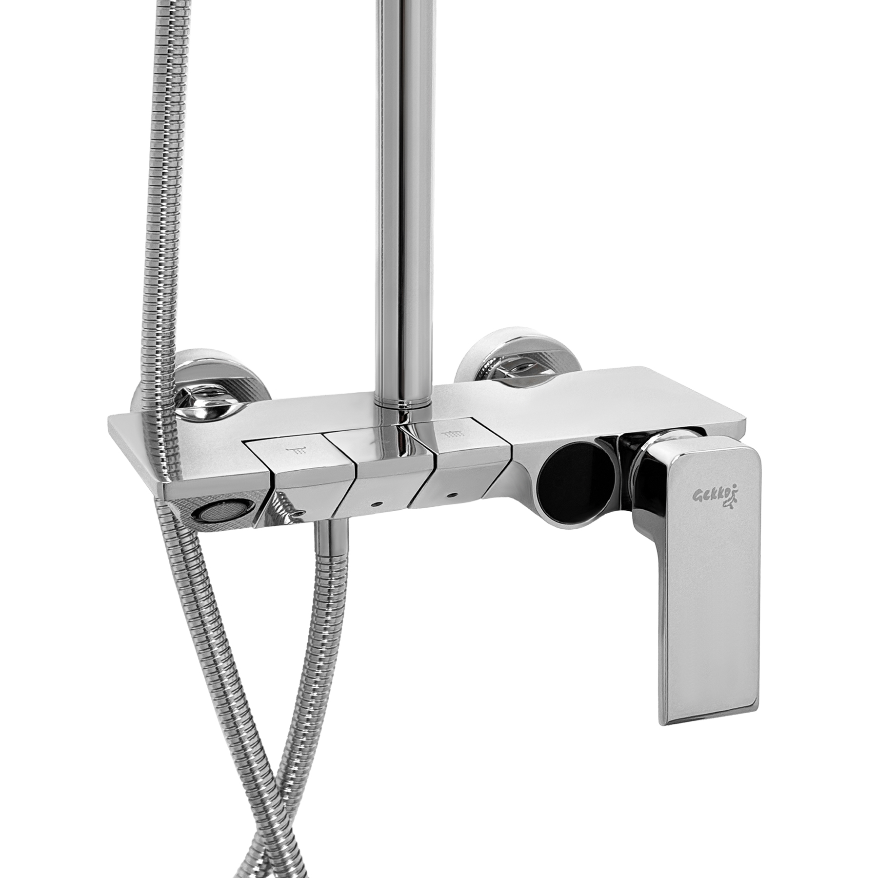 Смеситель для душа стационарный ГЕККО LM-2264-CP Chrome