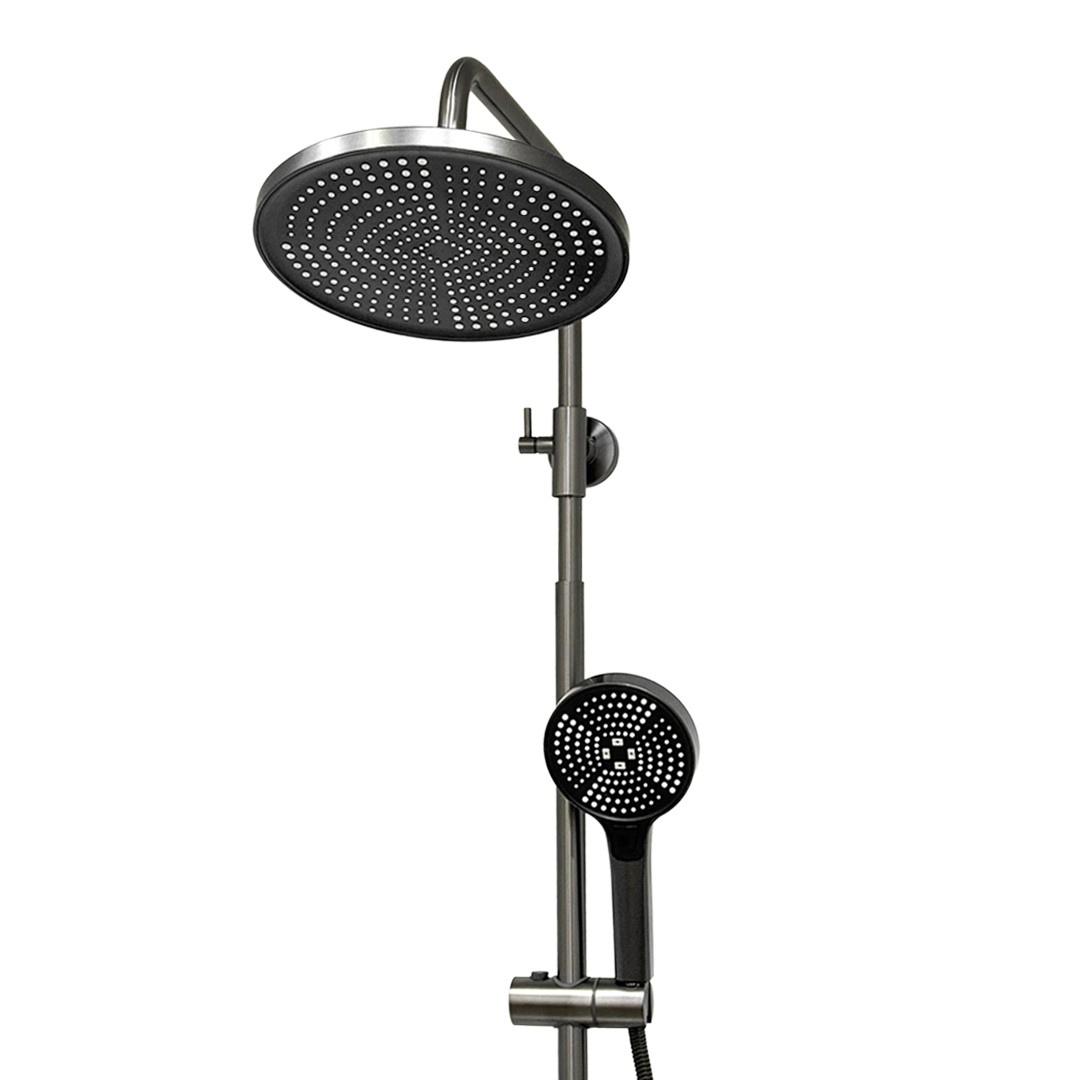 Смеситель/душа стационарный Gatto HS-8020-3 metal gray